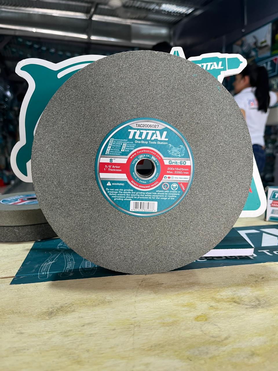 PIEDRA PARA ESMERIL 8 PULG GR60 TAC2006027